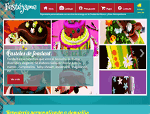 Tablet Screenshot of festejame.com